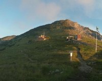 Frühmorgens bei der Weilheimer Hütte