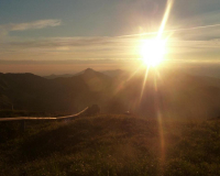 Frühmorgens bei der Weilheimer Hütte