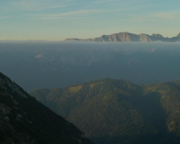 Frühmorgens bei der Weilheimer Hütte