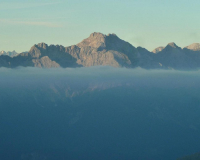 Frühmorgens bei der Weilheimer Hütte