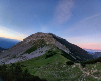 Abendglühen an der Weilheimer Hütte