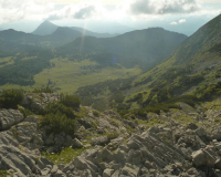 Abstieg von der Weilheimer Hütte