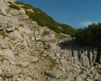 Abstieg von der Weilheimer Hütte