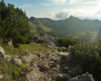 Abstieg von der Weilheimer Hütte