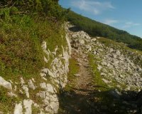 Abstieg von der Weilheimer Hütte