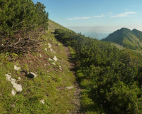 Abstieg von der Weilheimer Hütte