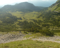 Abstieg von der Weilheimer Hütte