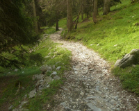 Abstieg von der Weilheimer Hütte