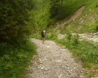 Abstieg von der Weilheimer Hütte