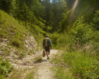 Abstieg von der Weilheimer Hütte