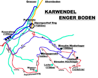 Binsalm-Drijaggen Weg-Karte 2016.06.18