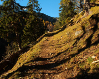 Tag 2 - Aufstieg zum Hochalplkopf (1770m) über Köpfeln (1730m)
