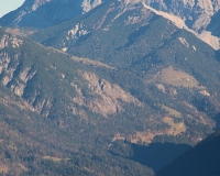 Tag 2 - Blick vom Hochalplkopf (1770m):
              auf das Rissbachtal und Gipfel