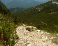 Aufstieg Pleisenspitze