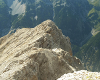 Aufstieg Pleisenspitze