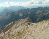 Aufstieg Pleisenspitze
