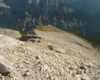 Aufstieg Pleisenspitze