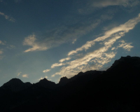 fröhliche Vital-Rohkost-Jause an der Guffertspitze