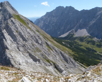 Aufstieg Pleisenspitze