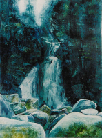 Wasserfall am Steig 1