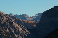 Tag 2 - Blick vom Hochalplkopf (1770m) auf das Rontal und Gipfel