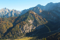 Tag 2 - Blick vom Hochalplkopf (1770m) auf das Rontal und Gipfel