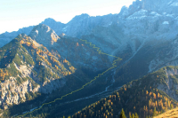 Tag 2 - Blick vom Hochalplkopf (1770m) auf das Rontal und Gipfel