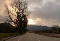 Rückfahrt über Pfisterberg, Ried, Ort und Kohlleite
