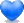 Herz blau